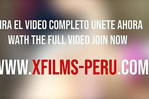 I watch this spectacular redhead peruvian with big tits ride and lick in sensual casting