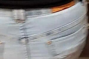 Clear Jeans Skirt Fashion Show