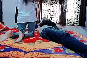 slim sexy aunty says fuck me with your big cock boy