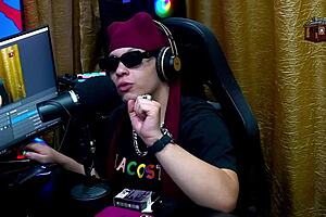 Kiara Blay Enjoys Studio Props in Podcast Interview