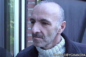 Old Voyeur Rewarded By Nympho Teen In Doggystyle Sex