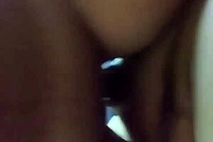 beautiful girl with big tits enjoys deep wet penetration