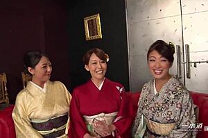 these showa era mature women are in a big tits orgy