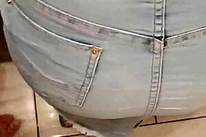 Clear Jeans Skirt Fashion Show