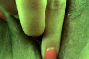 I's playin' with my wet teen pussy using a dildo, feelin' so good.