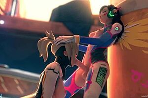 Horny Mercy Gives Deep Throat Blowjob To Dva - Xxxtoonhub