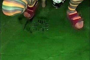 A crossdresser meets a small woman for bisexual adventures with big tits