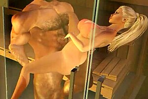 Heyward relaxes in sauna but trains cheerleader on huge cocks. 😏