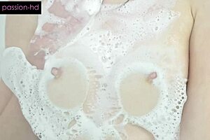 bella nova feels so excited freshening up in the shower for a fat cock creampie