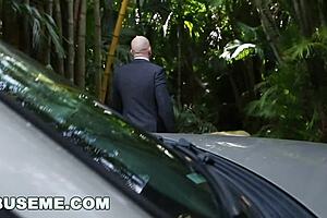 Kharlie Stone loves that big cock, so she convinces JMac to give it to her?