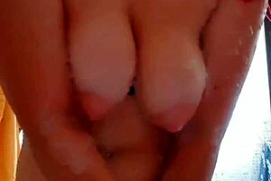 Shower masturbation to orgasm 😊