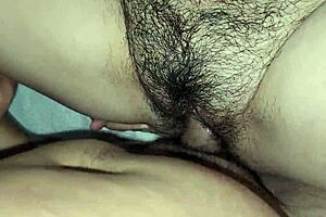 Smashing Tight Pussy of Cute College Stepdaughter Before Getting Caught