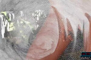 Petite Asian teen Hannah Le strips naked on the relaxing ranch for Playboy