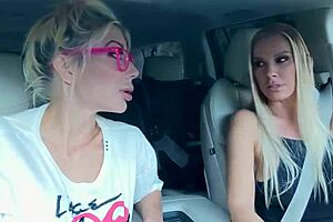 Big Tit Blonde Lesbian Strapon Fucking With Intense Action