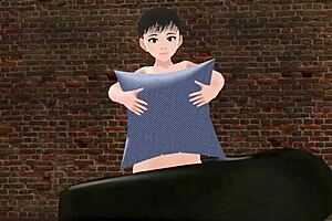 Leo Anime Girl Strips Naked In Gravure Pose