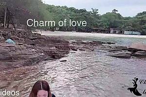 Wow, Chinese teen banged by photographer in wild outdoor shoot!