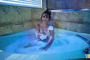 Petite teen anne mae fucked under shower!