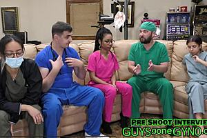 Doctor Canada Examines Channy Crossfire in Wild Medical Twist at GuysGoneGyno