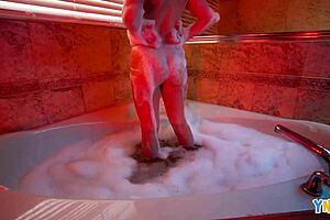 Petite teen anne mae fucked under shower!