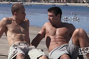 frankie shaw stars in sean cody's gay bareback fantasy sucking hunks