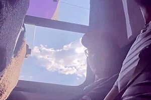 Quick Suck On The Bus With Mexican Amateur