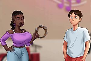 I’m obsessed with outdoor coed handjobs in Summertime Saga gameplay