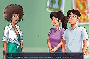 I’m obsessed with outdoor coed handjobs in Summertime Saga gameplay