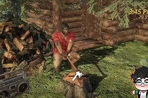 Watch This Lumberjack Strip and Masturbate in the Forest During Christmas!