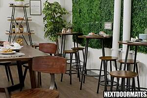 gay blowjob and fucking in coffee shop