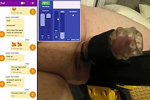 Online Session With Strangers In Chat And Control Visible