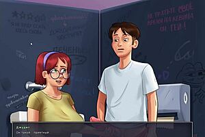 I’m obsessed with outdoor coed handjobs in Summertime Saga gameplay