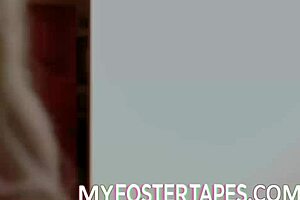 Watch These Foster Stepsiblings Battle for Blowjobs and Cowgirl Rides in the Bedroom!