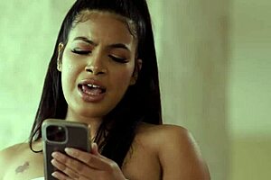 2 hot college girls compete for petite brunette kylie rockets wet pussy rough fingering