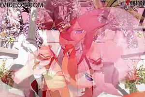 Busty cutie fucks doggystyle in office casting with banging tits