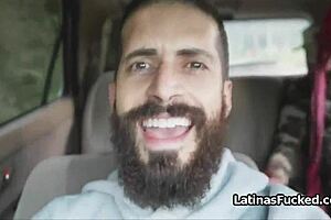 That unique latina got fucked on her first casting