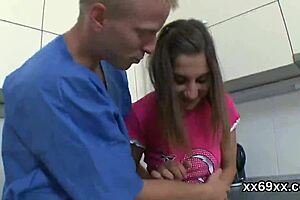 Dude helps virgin teen 18+ with hymen check before wild riding.