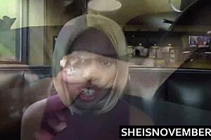 hd teacher blonde on her knees outdoors