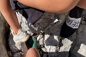 Homemade Couple Fucks In Forest Woods