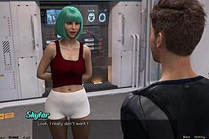 Stranded Doctor Gets Blowbang From Huge Cocks In Space