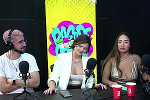 Brazilian teen returns with perky tits for naughty lesbian anal?