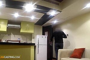 Beautiful Ebony Model Endures Intense Fuck In Fake Casting