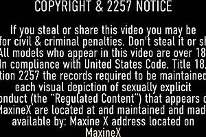 Maxine X fucks herself with 24 inch dildo 😍