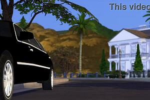 Dexter's x-ray glasses reveal everyone's naked bodies in the sims 4 world. Exposing big tits and intimate details.