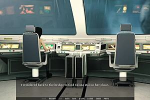 Intense passionate sex on captain's deck in 3D hentai game