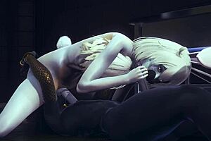 anubis the dogboy and mew the catboy have hard sex with a bunnyboy in this sissy threesome