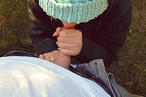 Milf pulls up cum-filled panties 😈