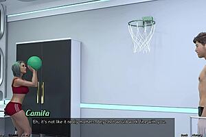 Stranded in space femdom mistress gives kisses to teen