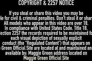 Busty Maggie Green In Lingerie