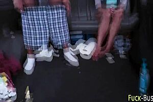 amateur babe feels public interracial blowjob thrill