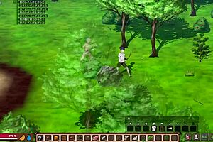 Mad Island live play part 1-2: player discovers village and fucks girl in wild survival sex.